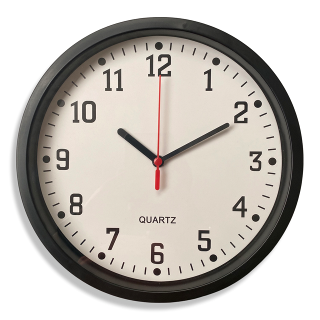 Round Wall Clock Bedroom Kitchen Clocks Quartz Sweep Home 20cm