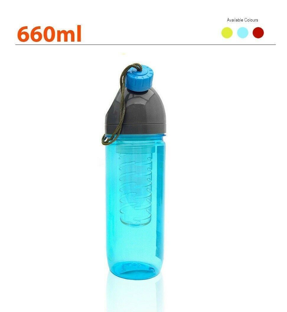 660ML Fruit Infuser Water Bottle BPA Free For Gym or Yoga