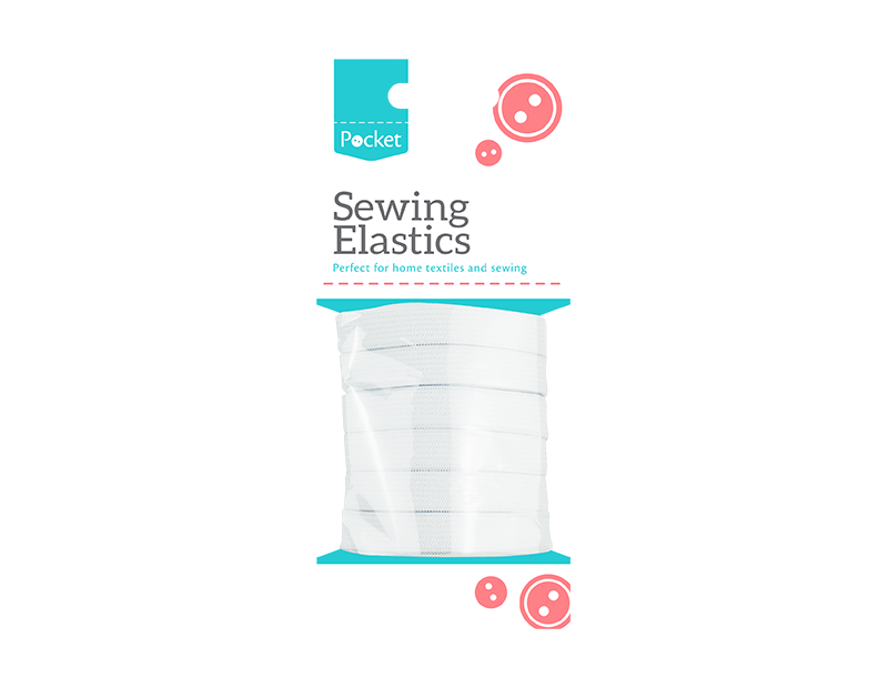 Flat White Heavy Duty Rubber Bands 8mm 12mm 25mm