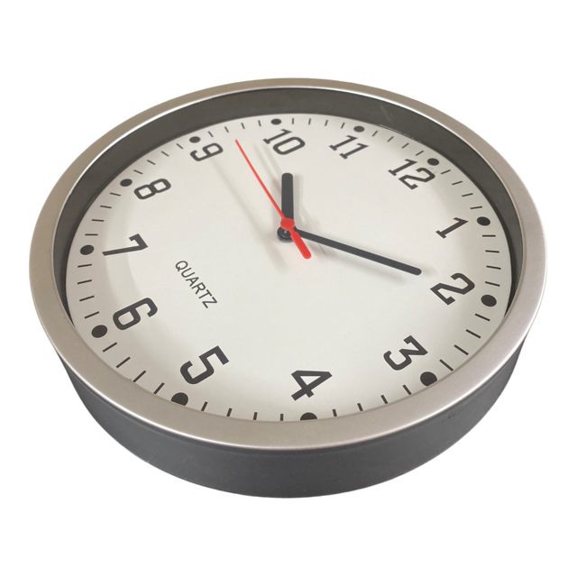 Round Wall Clock Bedroom Kitchen Clocks Quartz Sweep Home 20cm