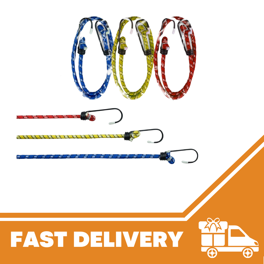 10-Pack Wire Bungee Cord Hooks For Shock Cord – Steel, Plastic Coated, Multiple Sizes, APCC