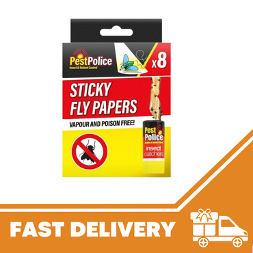 Fly Catcher Glue Insects Sticky Papers Bug Roll Traps Mosquito Wasp Tape Strip - ZYBUX