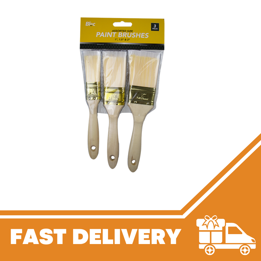 3 x Fine Paint Brushes Set For DIY Painting