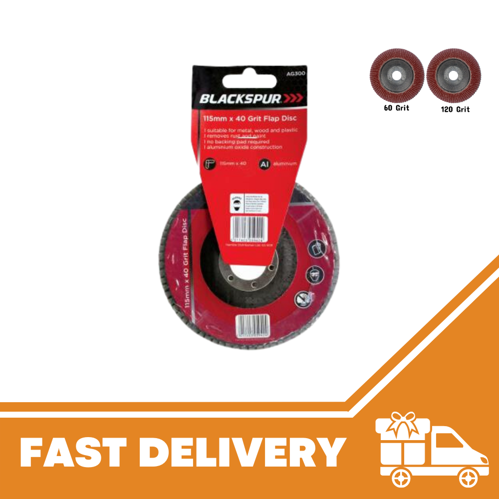 115mm Flap Discs 4.5" Angle Grinder Grinding Sanding Wheel 60-120 Grit - ZYBUX