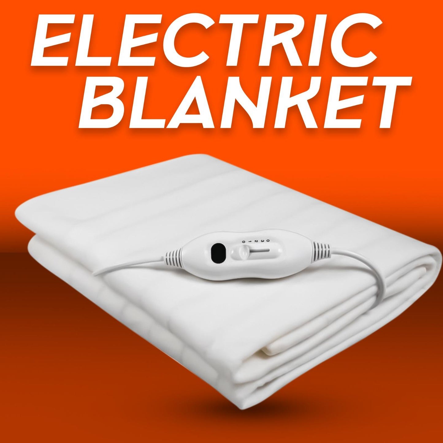 Electric Blanket With 3 Heat Settings, Heated Blanket, Double 120 X 107CM