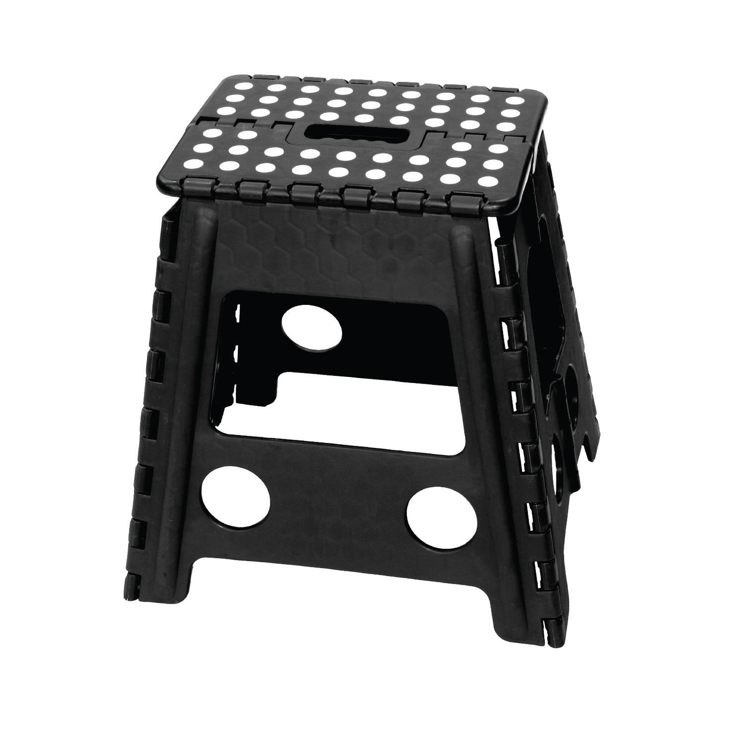 Folding Box Stool Multi Purpose Seat Plastic Collapsible Stepping Tool, Portable - ZYBUX