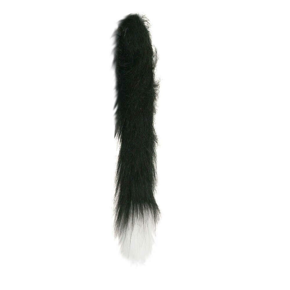 Furry Cat Tail Fancy Dress Costume Halloween Accessory School Book Week Party - ZYBUX