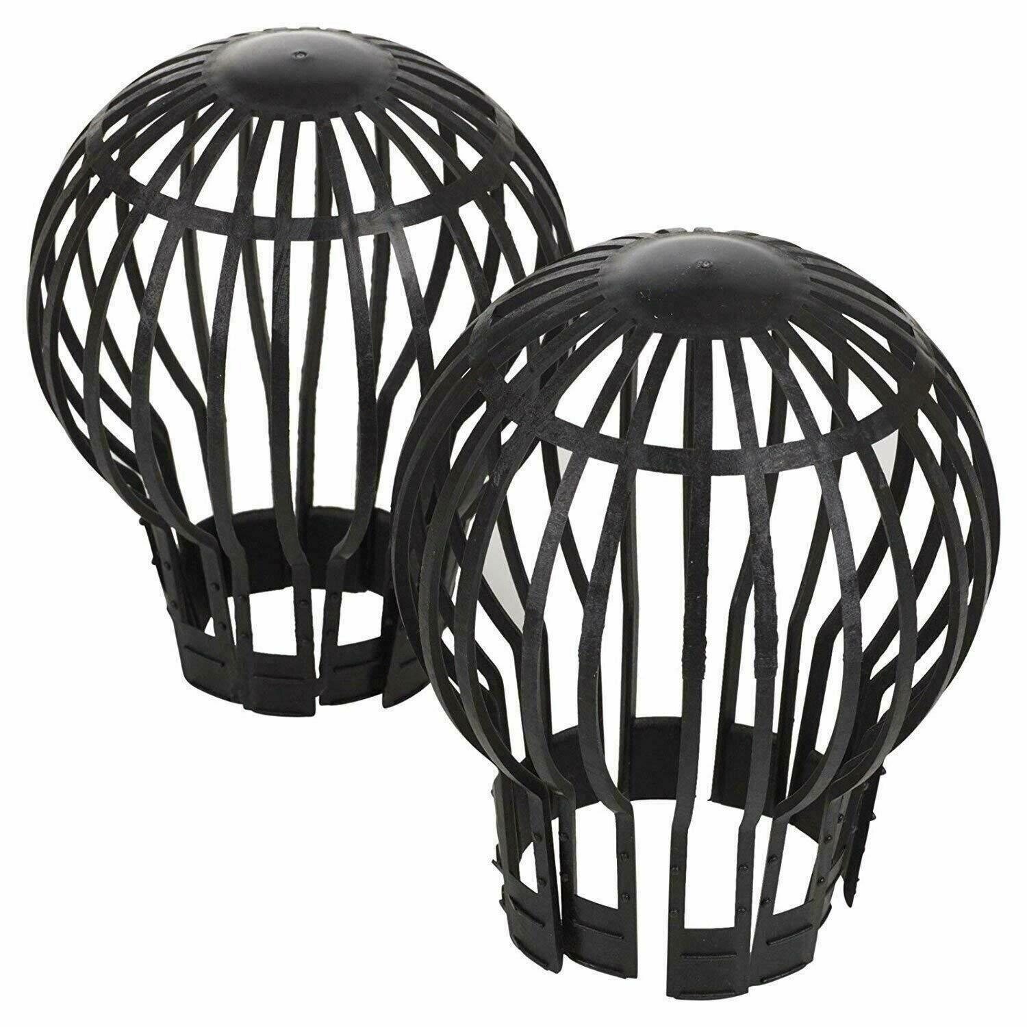 2 X Gutter Leaf Guard Downspout Drain Pipe Cover - ZYBUX