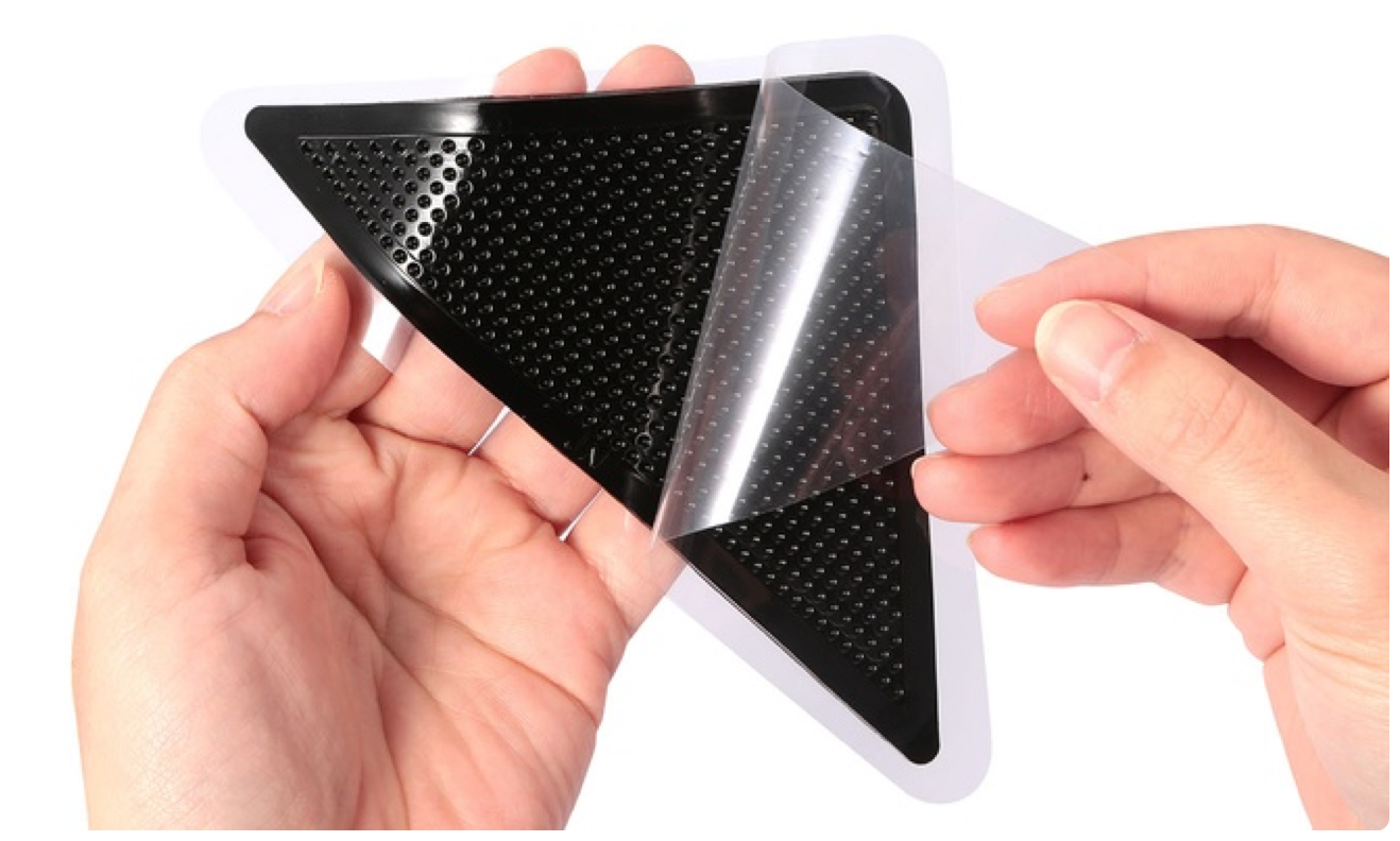 4x Reusable Rubber Rug Grippers Anti-Slip Non-Skid Gripper Mats Washable Grip - ZYBUX
