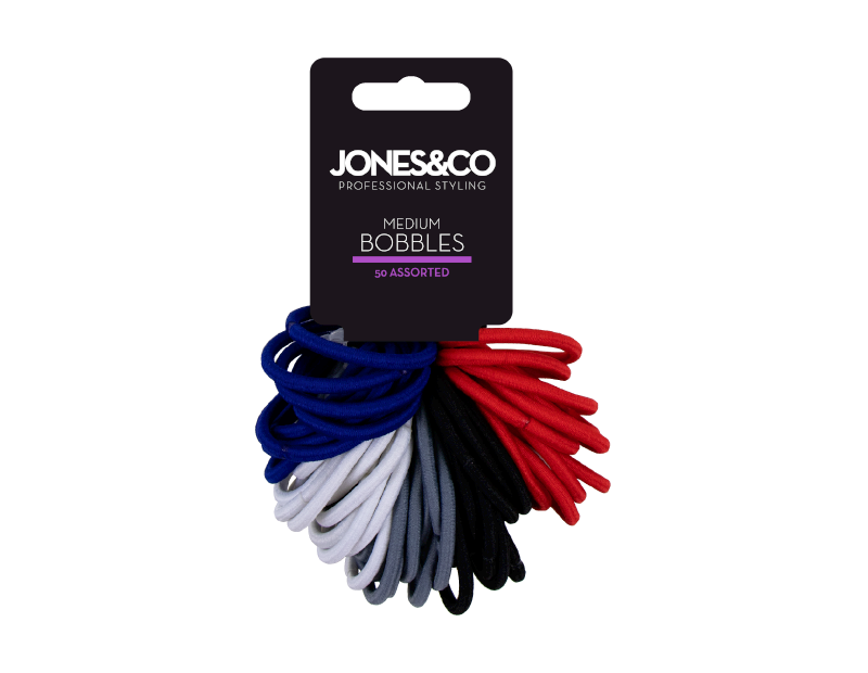 50 x Medium Hair Elastics Bands Thick Elastic Girls Bobbles Band School Ponytail