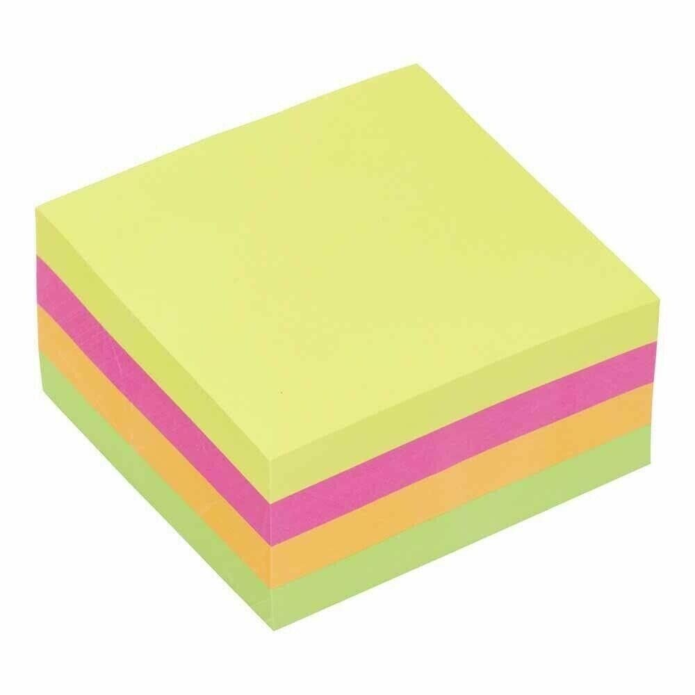 40 PCS Sticky Notes Removable Self Adhesive 76mm Neon Colour Paper Post Memo Pad - ZYBUX