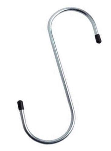 5x S shaped Hooks Stainless Steel S Hook Kitchen Meat Pan Clothes Hanger Hanging - ZYBUX