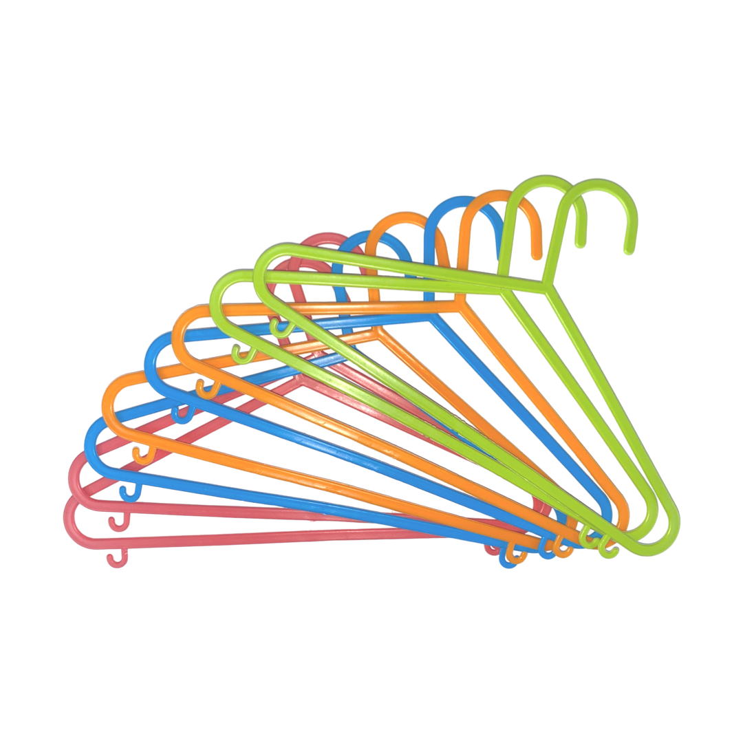 32 x plastic clothes hangers For Kids Coat Organisation