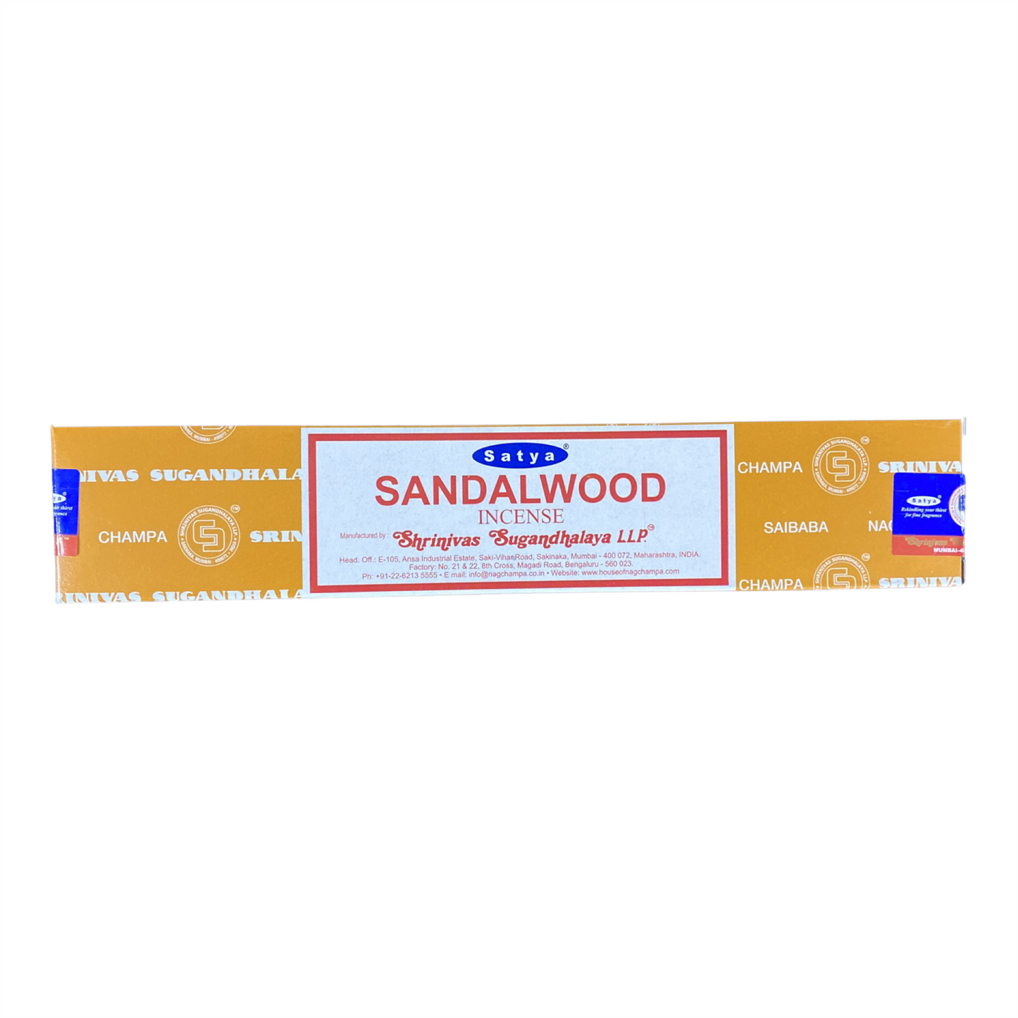 4 or 12 Pack Box Satya Genuine Nag Champa Incense Sticks Joss (Mixed Scents)