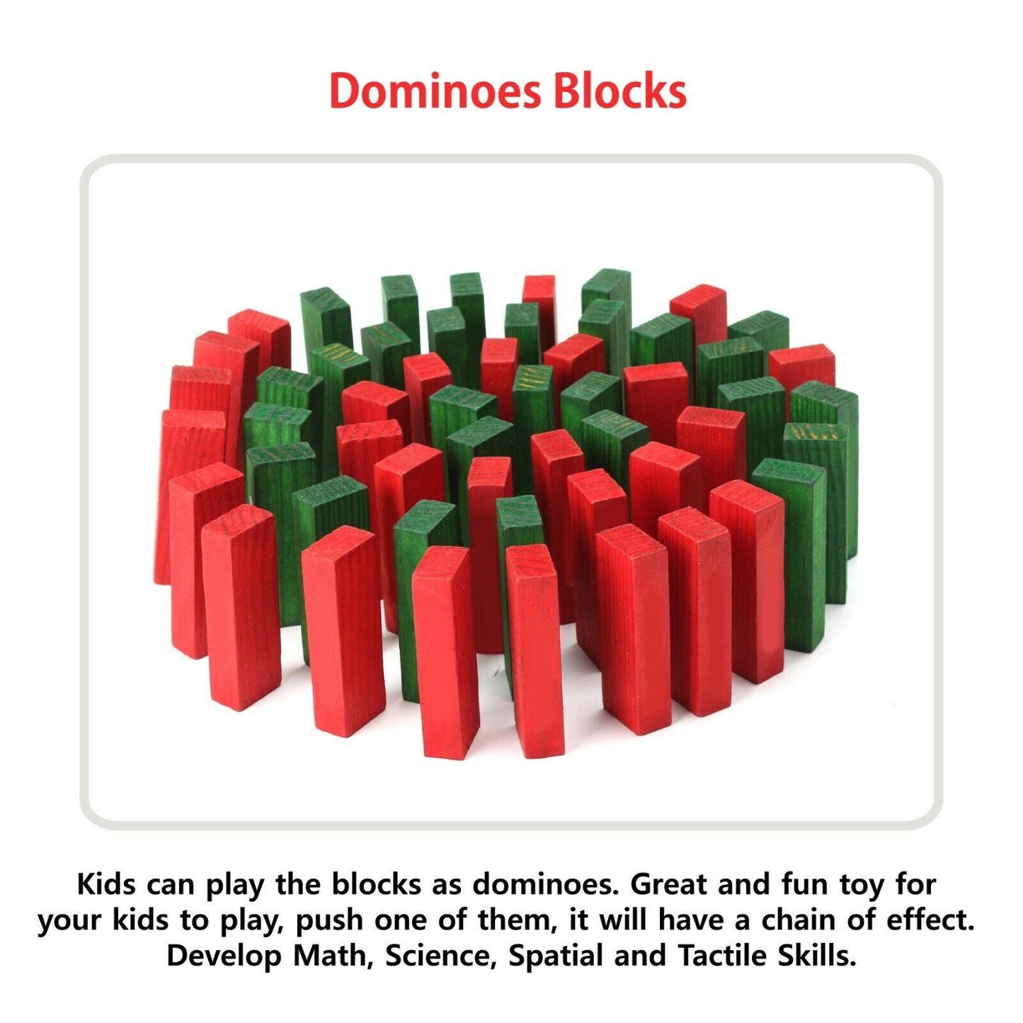 GIANT CHRISTMAS FESTIVE TUMBLING TOWER Wooden Stacking Game Family Board Kids UK