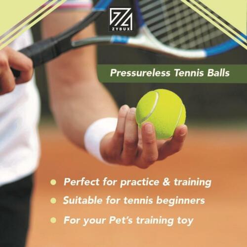 12x Tennis Balls Outdoor Sports Fun Dog Fetch Toy Play Cricket Training Beach UK - ZYBUX