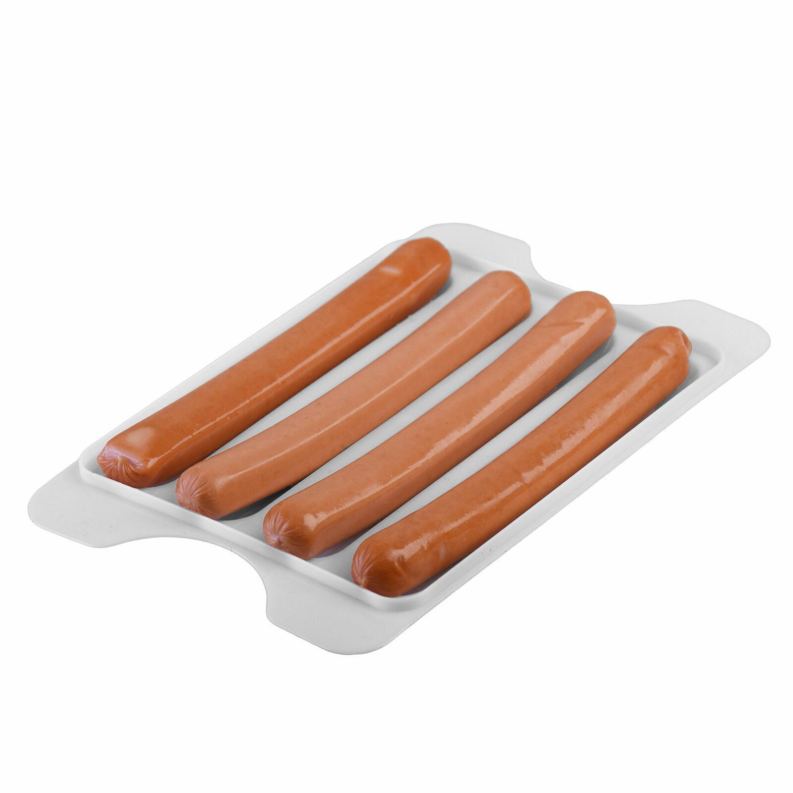 Microwave SAUSAGE Maker HOT DOG TRAYS Microwavable Dish Breakfast Easy Set of 3 - ZYBUX