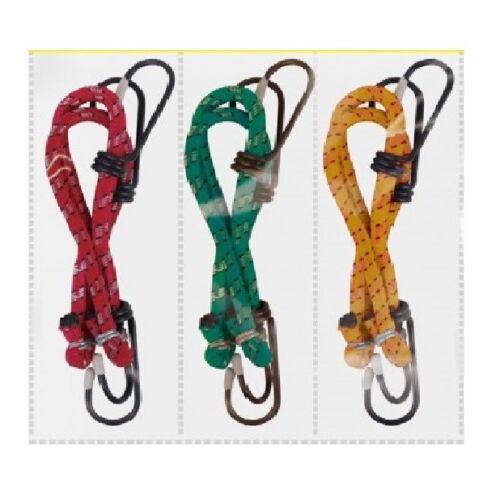 12x Bungee Straps Cords Wire Hooks Elastic Stretch Shock Cord Tie Luggage Bike - ZYBUX