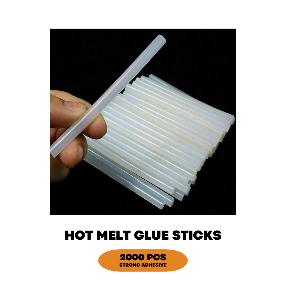 Hot Melt Adhesive Glue Sticks – 12mm x 100 mm Clear DIY Craft Refills