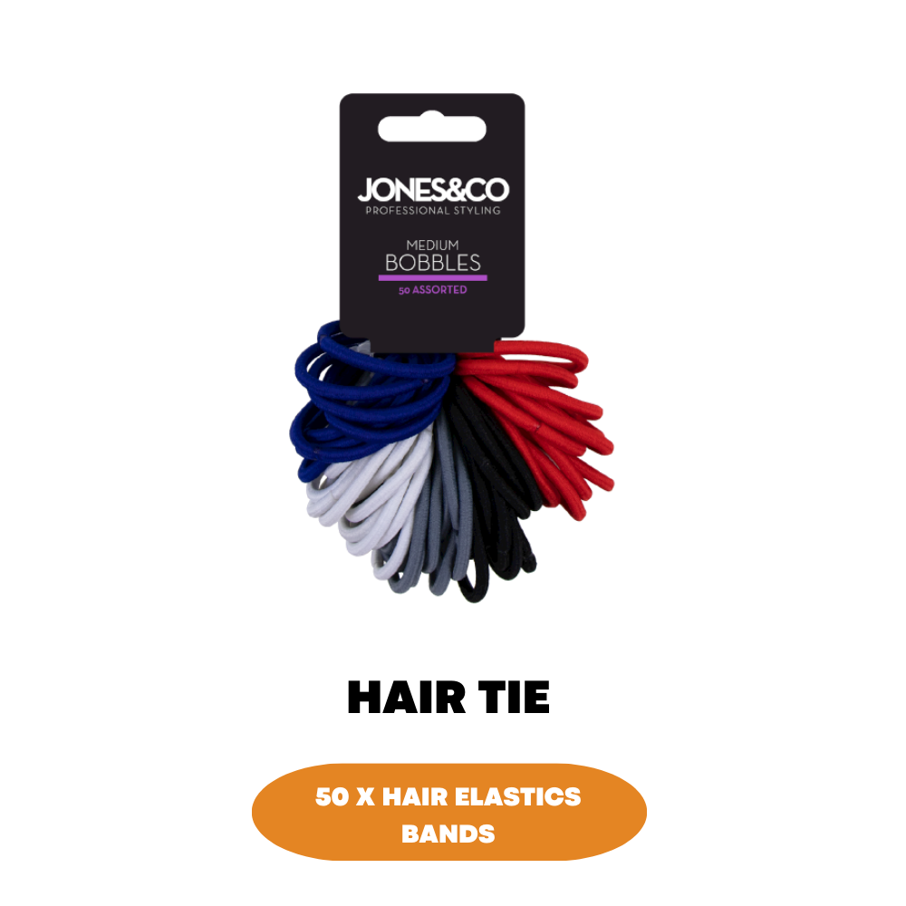 50 x Medium Hair Elastics Bands Thick Elastic Girls Bobbles Band School Ponytail