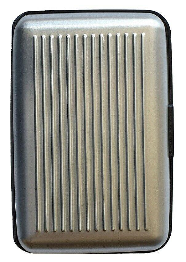 Aluminum RFID Wallet Case Contactless Protection Metal Pocket Credit Card Holder
