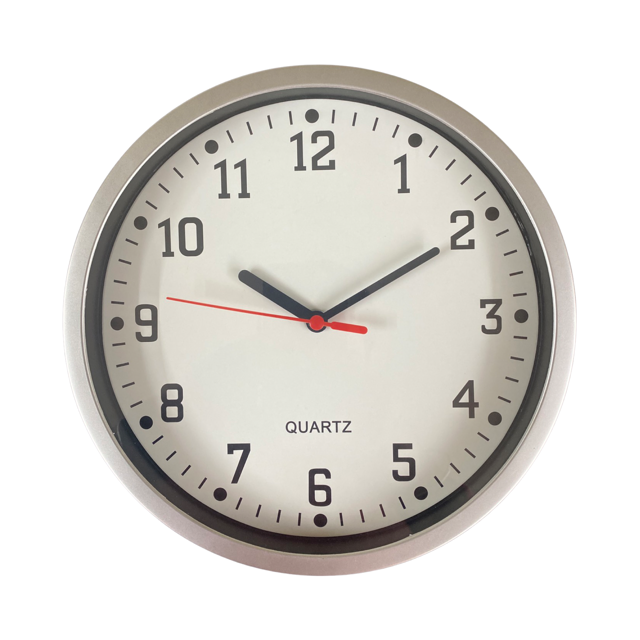Round Wall Clock Bedroom Kitchen Clocks Quartz Sweep Home 20cm