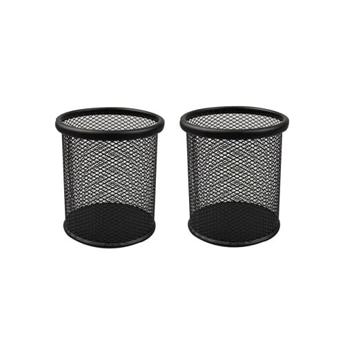 2x Mesh Metal Pencil Holder For Pencil or Pen