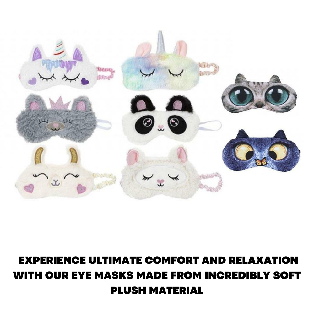 Unicorn Plush Mermaid Travel Eye Mask Sleep Masks Sleeping Children Girls kids