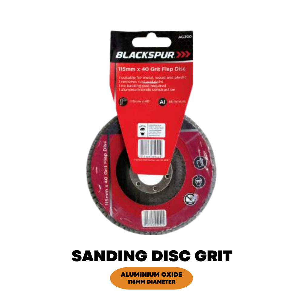 115mm Flap Discs 4.5" Angle Grinder Grinding Sanding Wheel 60-120 Grit - ZYBUX