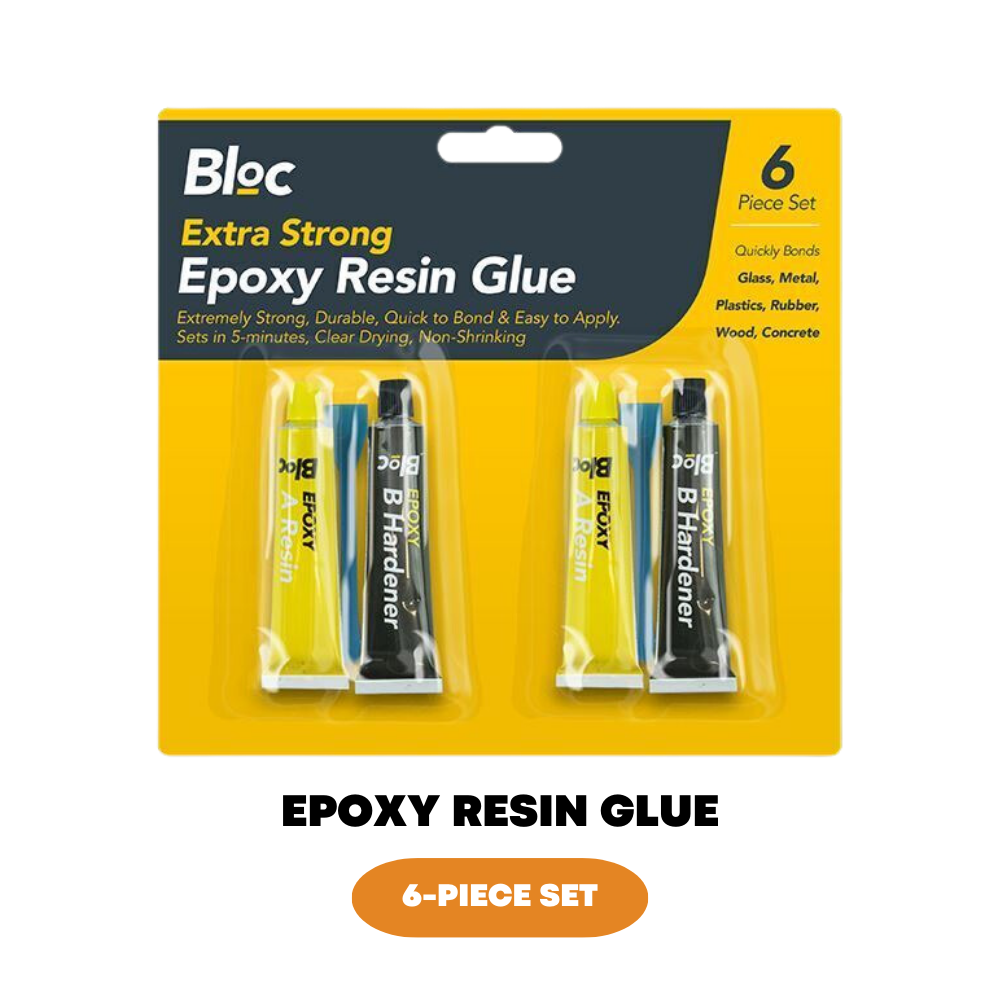 2 Pack Epoxy Adhesive Glue Hardener Resin Gum Extra Strong Bonds Fast Repair Kit - ZYBUX