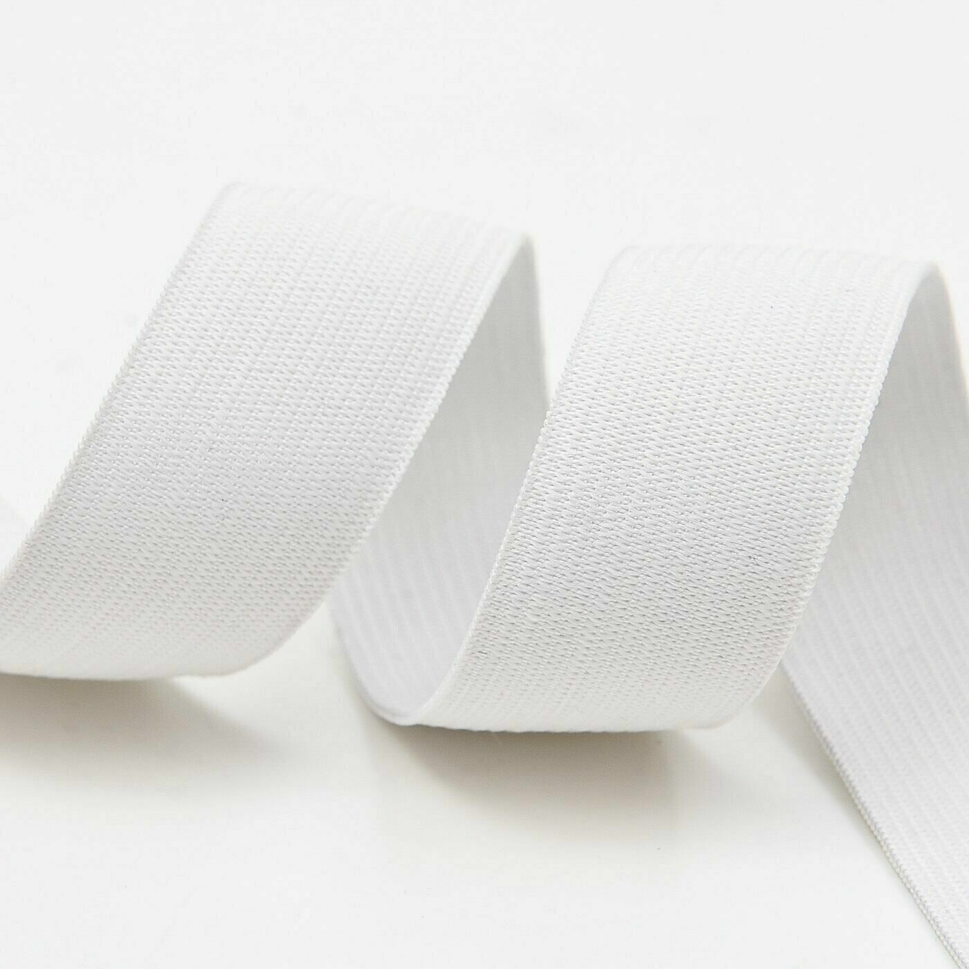 Flat White Heavy Duty Rubber Bands 8mm 12mm 25mm