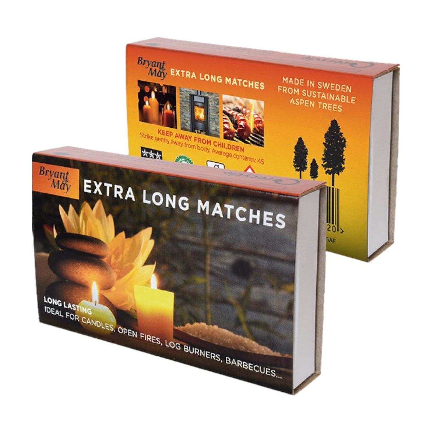 Bryant and May Extra Long Safety Matches (Pack of 12)