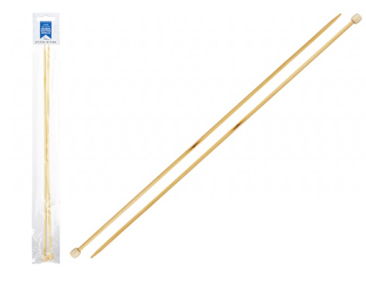 Giant Bamboo Knitting Needles 4mm, 6mm, 10mm