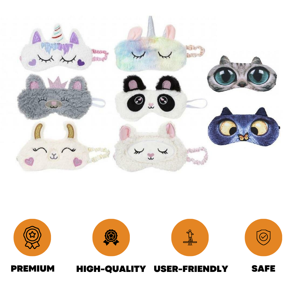Unicorn Plush Mermaid Travel Eye Mask Sleep Masks Sleeping Children Girls kids