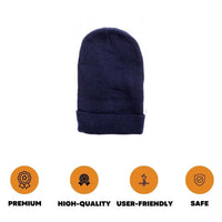 Mens Ladies Knitted Woolly Slouch Beanie Hat Winter Cap Unisex Adults Skateboard