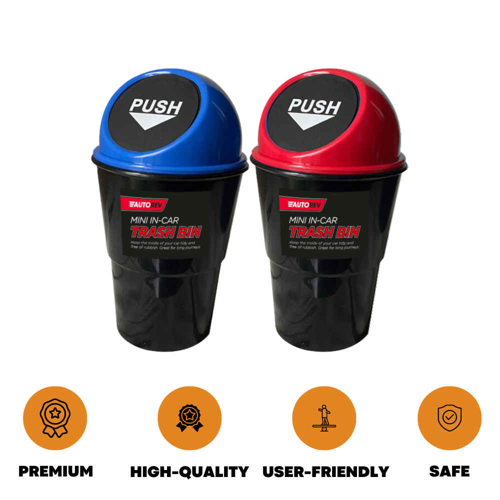 Small Trash Can For Car, Bedroom & Home office