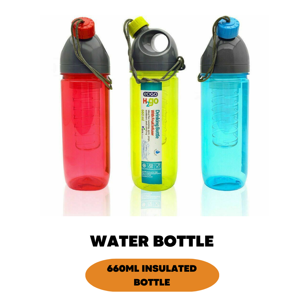 660ML Fruit Infuser Water Bottle BPA Free For Gym or Yoga