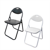 ZYBUX - Paris Folding Chairs - Ergonomic Faux Leather Padded Chairs for Home, Office, Dining, and Events - Easy to Fold and Store