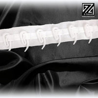 100x Curtain Hooks For Ring Header Tape White Plastic Door Window Hook Drapery - ZYBUX