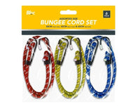 12x Bungee Straps Cords Wire Hooks Elastic Stretch Shock Cord Tie Luggage Bike - ZYBUX