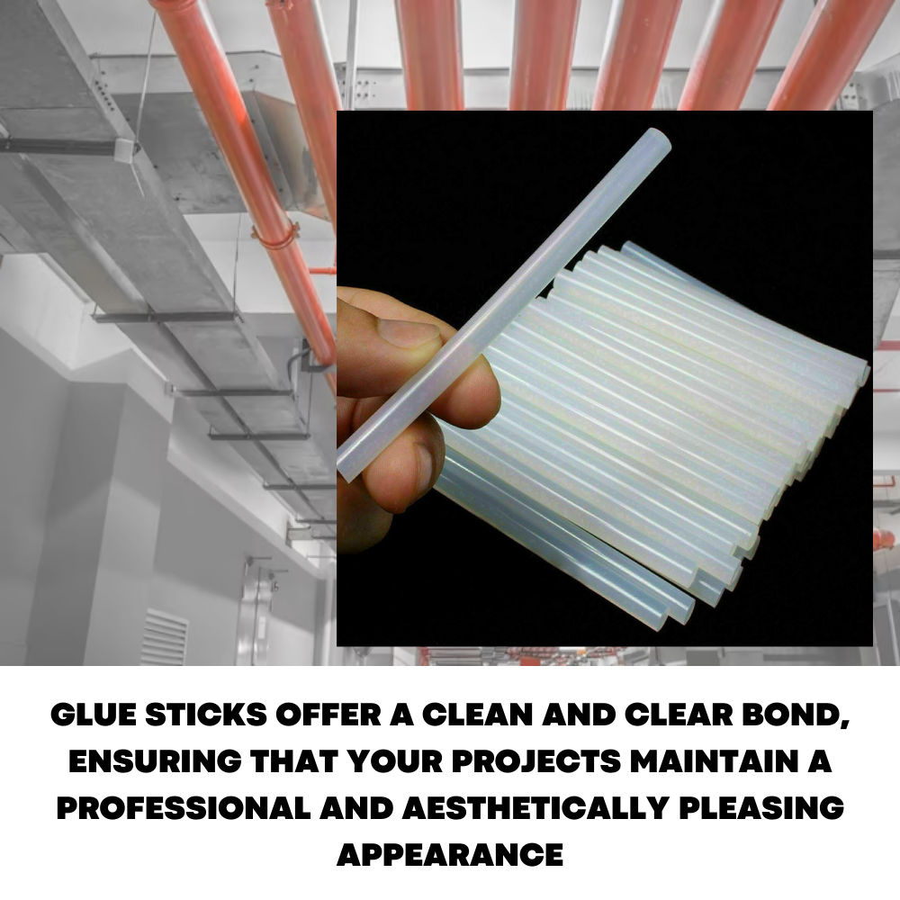 Hot Melt Adhesive Glue Sticks – 12mm x 100 mm Clear DIY Craft Refills