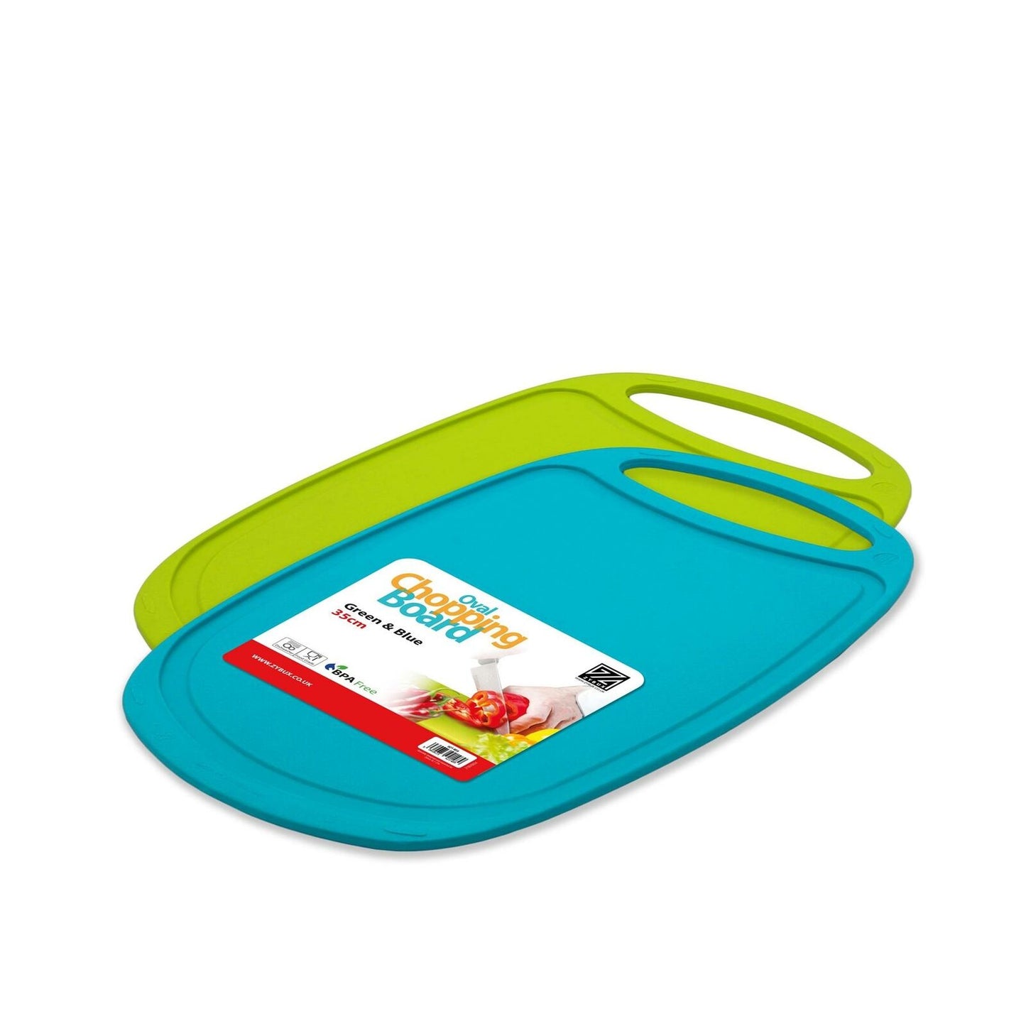 2 Pieces, Chopping Board Set Large Kitchen Food Cutting Board Meat Veggies Fruit - ZYBUX