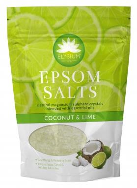 3 x Elysium Spa Epsom Bath Salts Natural Magnesium Sulphate Relax Muscle Pain