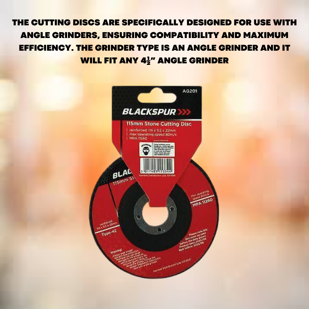 115mm Diamond Cutting Discs 4.5" Angle Grinder Blade Tiles Stone Brick Concrete - ZYBUX