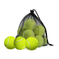 12x Tennis Balls Outdoor Sports Fun Dog Fetch Toy Play Cricket Training Beach UK - ZYBUX