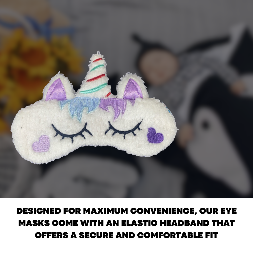 Unicorn Plush Mermaid Travel Eye Mask Sleep Masks Sleeping Children Girls kids