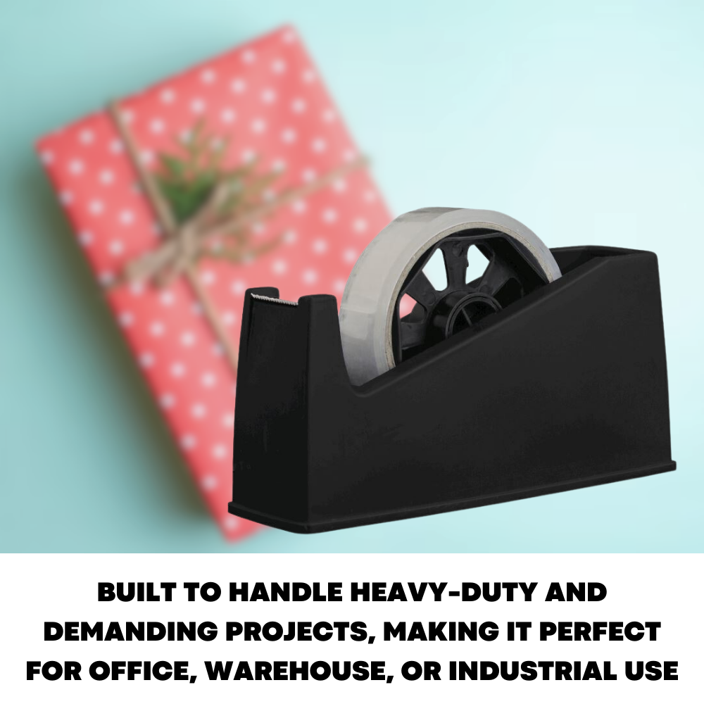 Heavy Duty Tape Dispenser Holder Sellotape Parcel Pack Cellotape Office Desktop