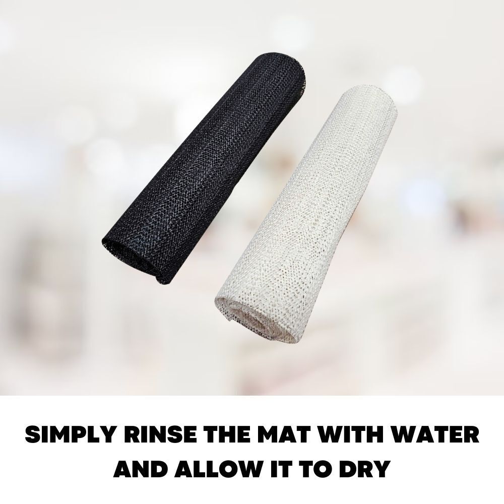 Anti Slip Mat Roll Grip Matting Pad Multi Purpose Drawer Liner Rug 190x30cm - ZYBUX