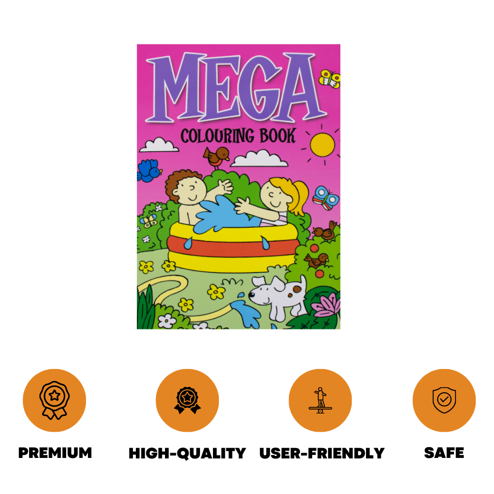 48 Design Butterfly Mega Colouring Book for Children Kids Boys Girls Painting