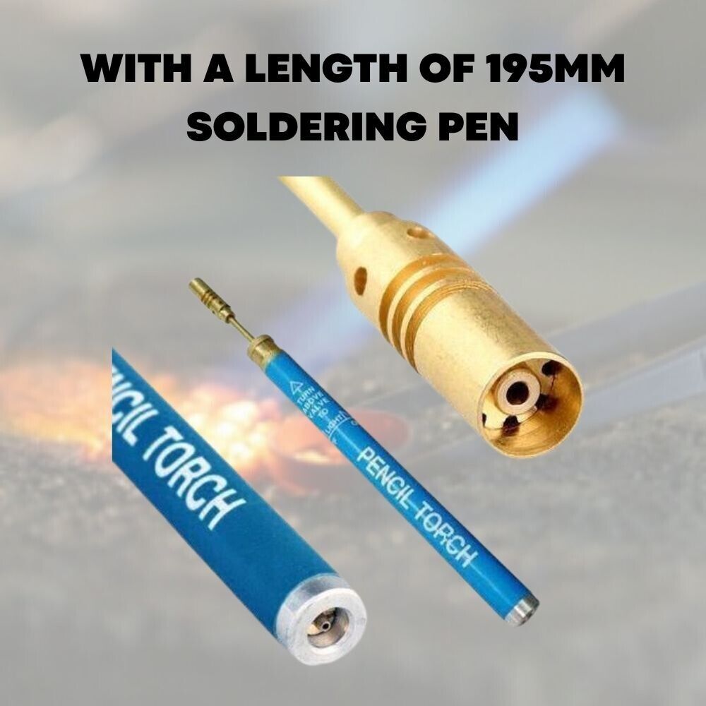 Cordless Refillable Butane Micro Pencil Blow Torch Gas Soldering Iron Jewellery - ZYBUX